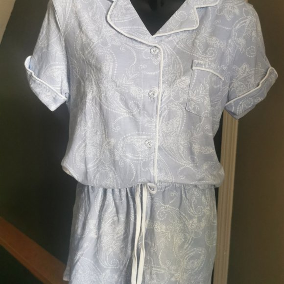 Jane & Bleecker Women's 3-piece Cotton Pyjama Set (Multi) - Picture 3 of 16